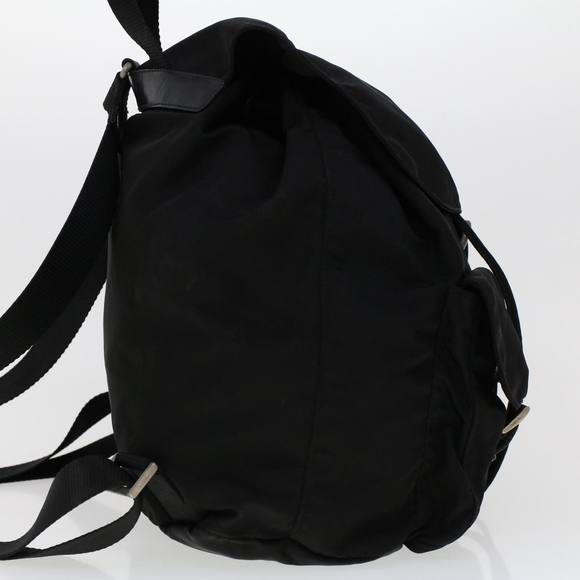 PRADA Backpack Nylon Leather Black Auth ep921 - Picture 3 of 16